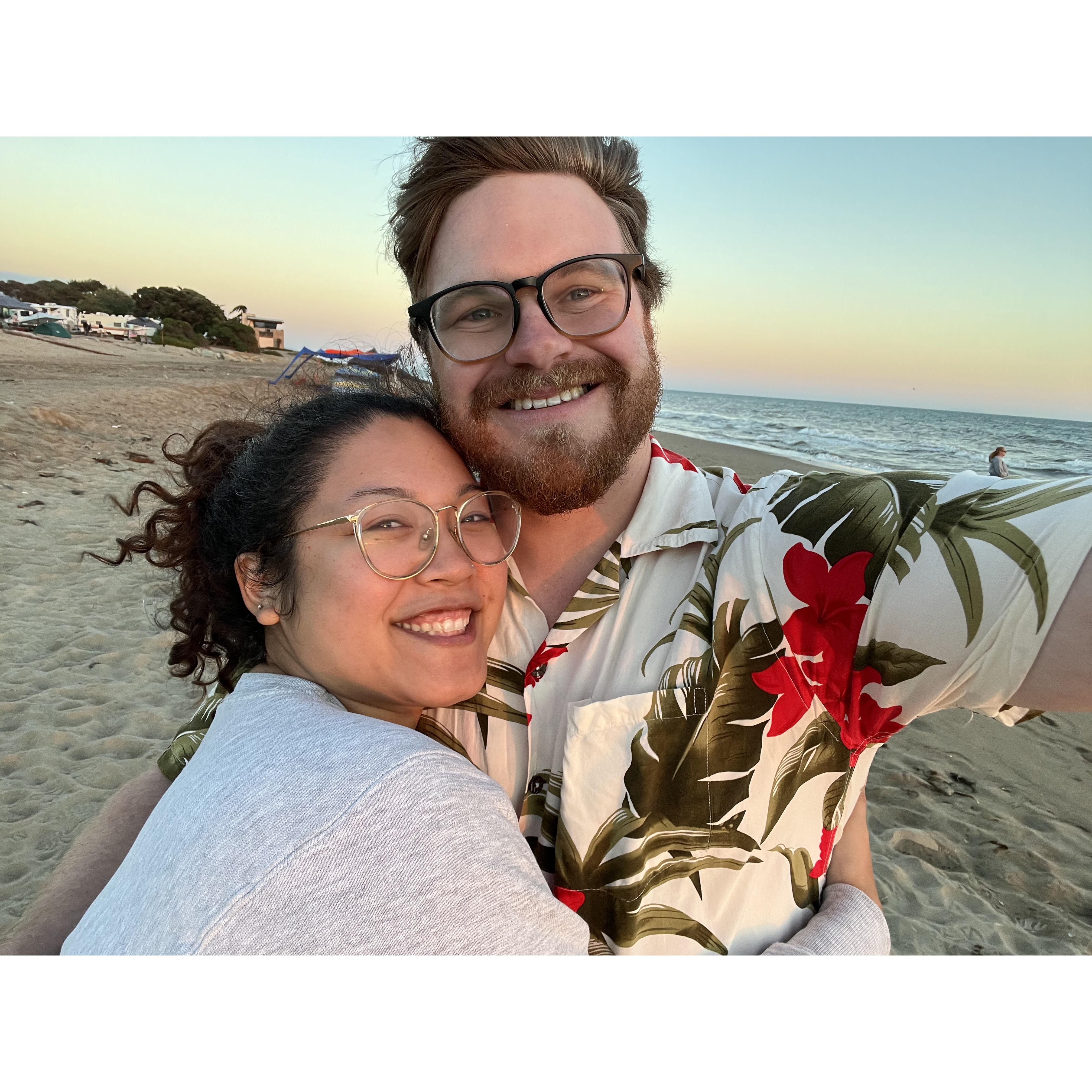 Ariana's first time joining the Lees at their annual beach camping week in Carpinteria, CA during the summer of 2023.