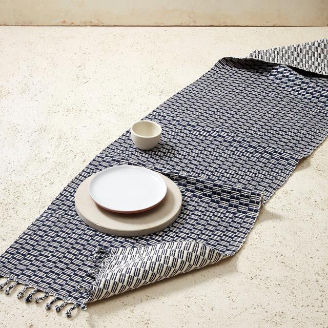 Panalito Table Runner - Indigo