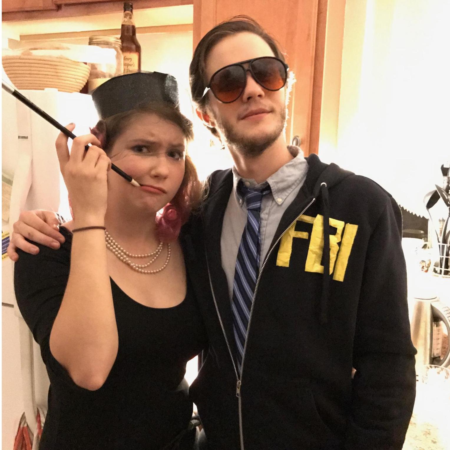 Janet Snakehole & FBI Agent Burt Macklin.