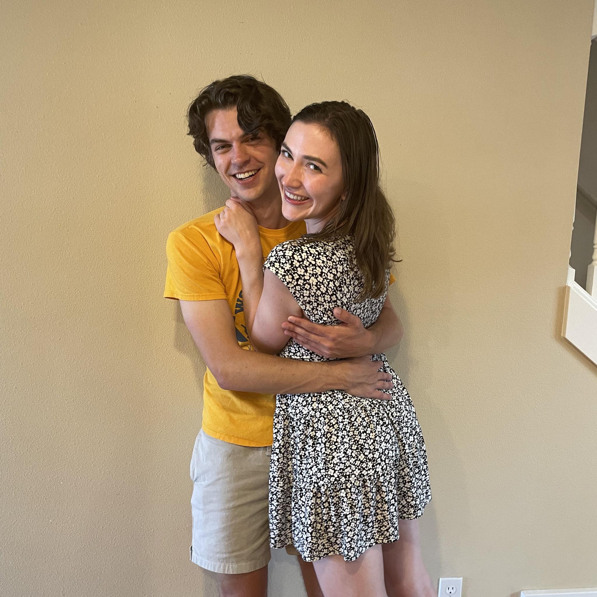 September 2021. One of our very first photos together! We had just started dating.