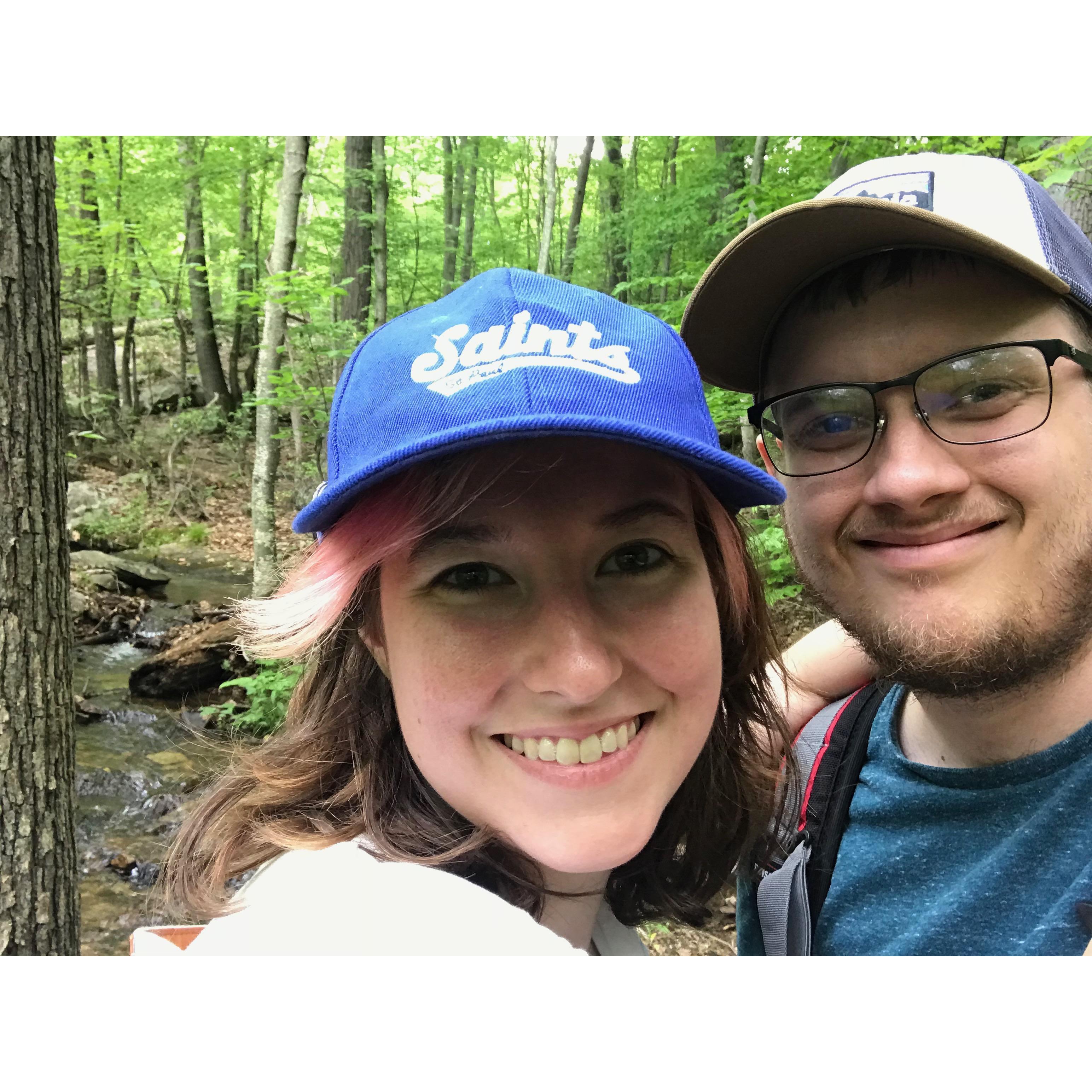Hiking in Wanaque, New Jersey, May, 2018