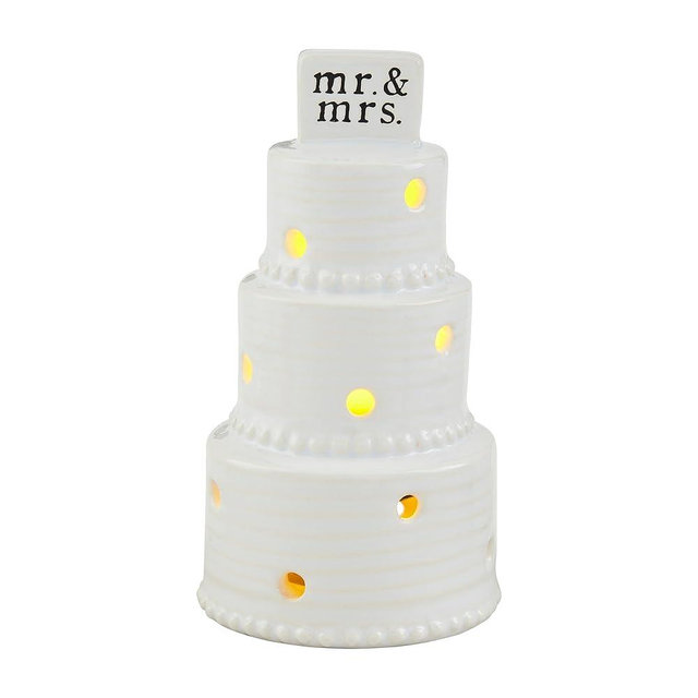 Mud Pie Light Up Sitter, Cake, 2 1/2" x 4 1/2