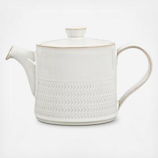 Natural Canvas Teapot