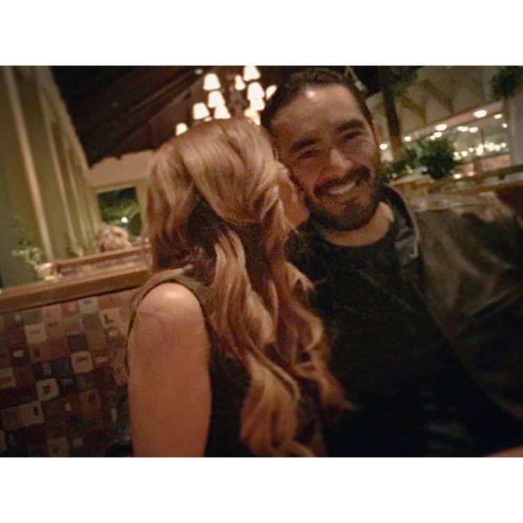Our first kiss in public and the first time we said I love you... it was Troy’s birthday.