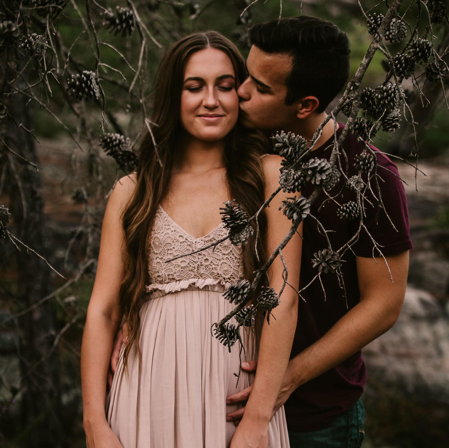 2018, September. Our first "modeling" shoot together. Moss Rock Preserve