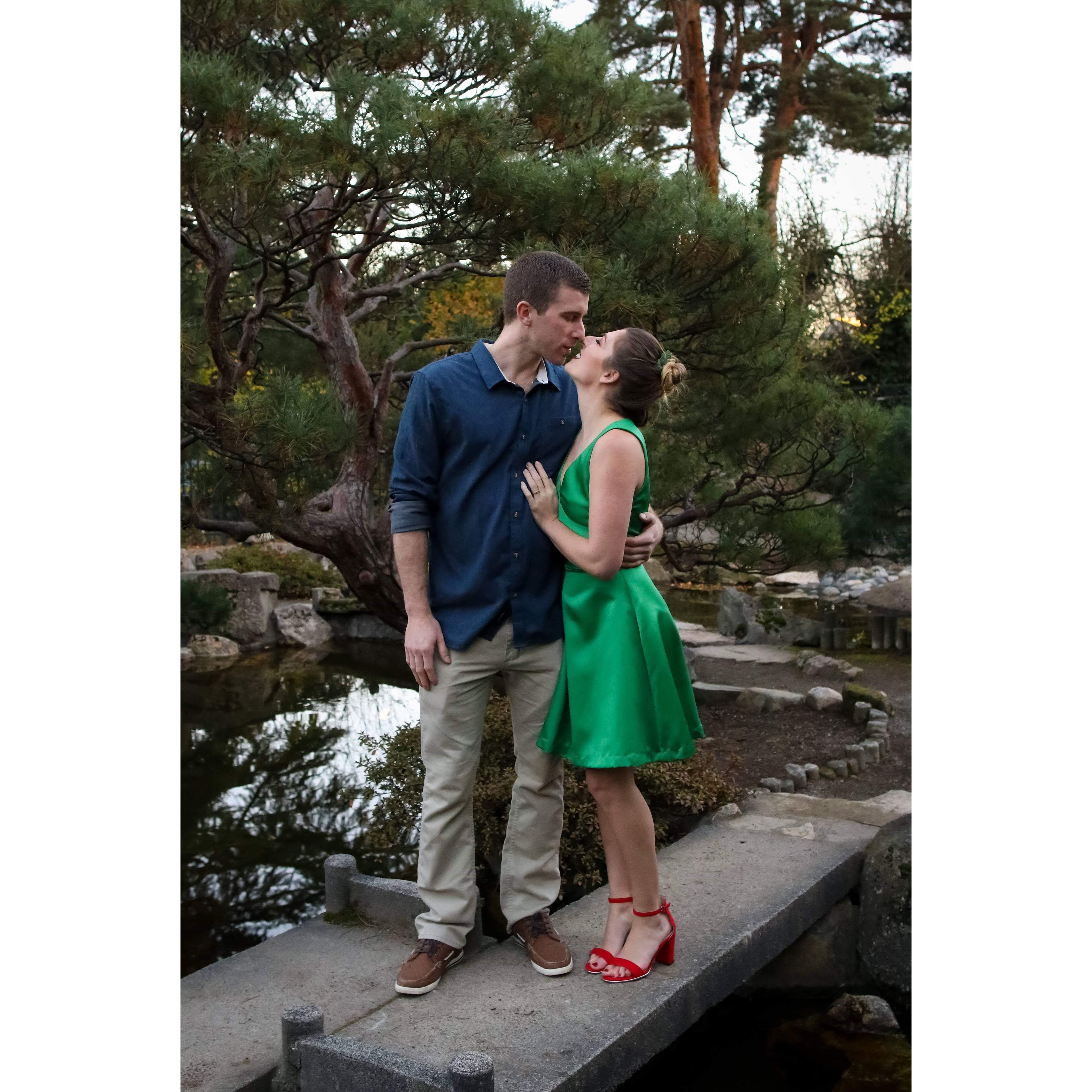 2018, Holiday photos at the Highline Botanical Gardens