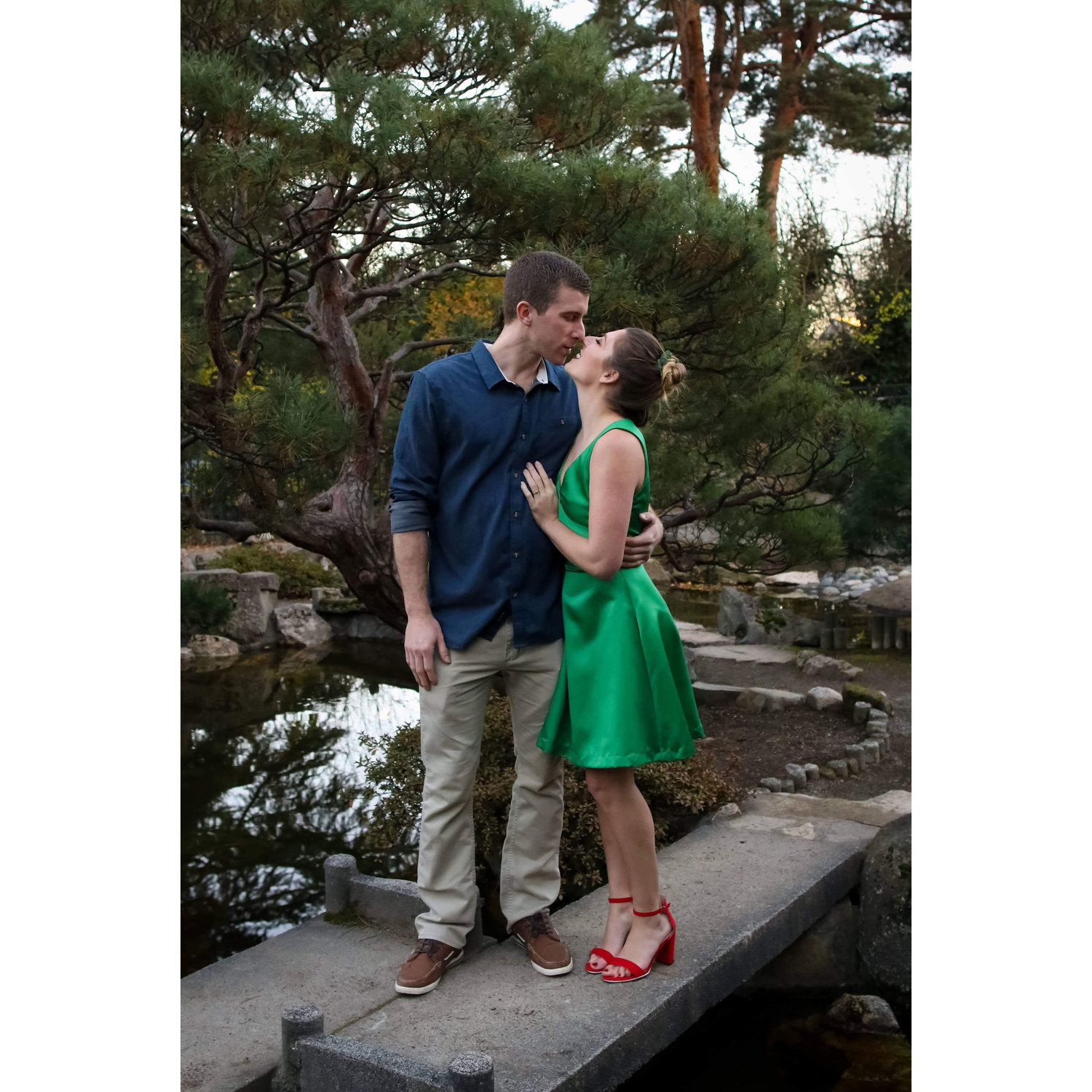 2018, Holiday photos at the Highline Botanical Gardens