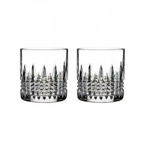 WATERFORD Lismore Diamond 7oz Straight Sided Tumbler, Pair