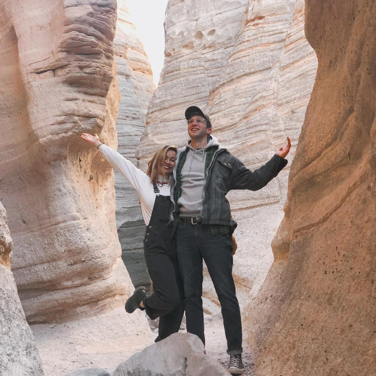 2020, we spent traveling around the great Southwest. This is at Tent Rocks near Santa Fe, New Mexico.