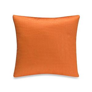 Glenna Jean Rhythm Square Throw Pillow in Orange