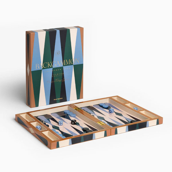 Lacquered Backgammon