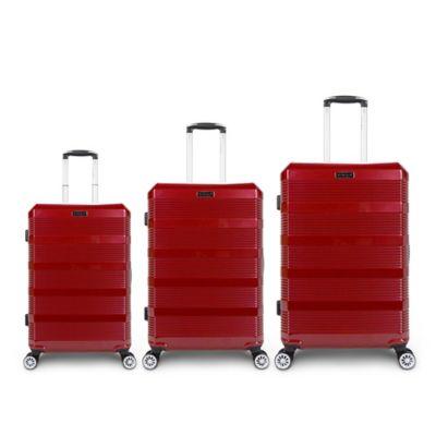 Traveler Space New Horizon 3-Piece Hardside Spinner Luggage Set in Grey