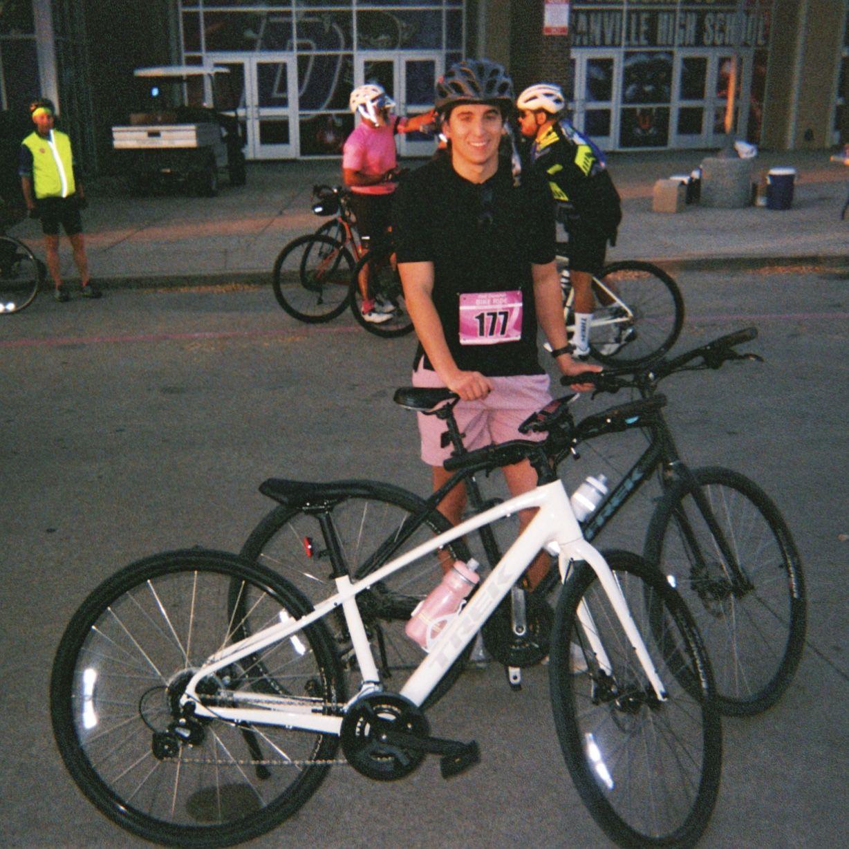 Right before our ride!