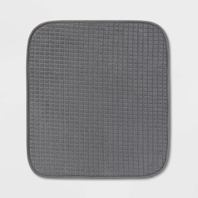 16"x 18" Drying Mat Dark Gray - Brightroom™