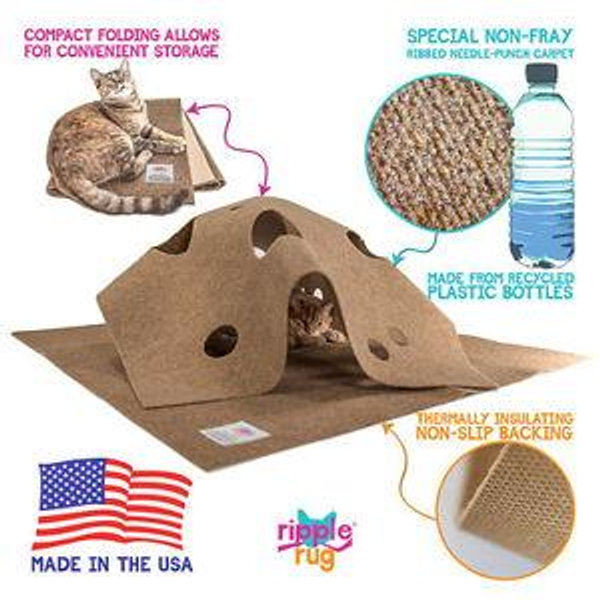 SnugglyCat Ripple Rug Cat Activity Play Mat