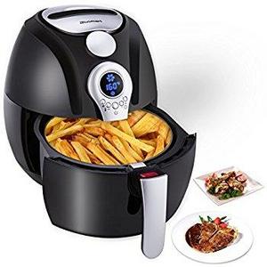 Secura 4 Liter, 4.2 Qt., Extra Large Capacity 1500 Watt Electric Hot Air Fryer and additional accessories; Recipes,Toaster rack and Skewers