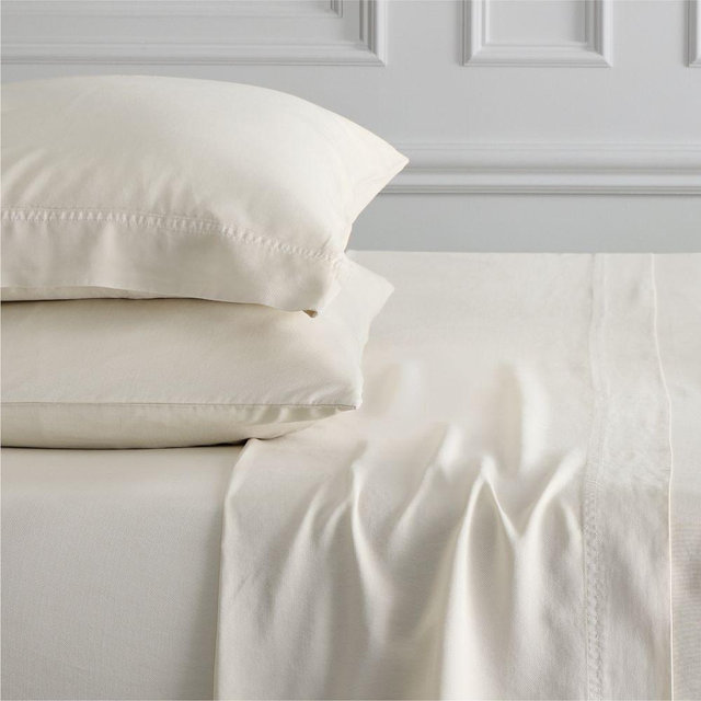 Brushed Tencel Twill Sheet Set, King, Birch