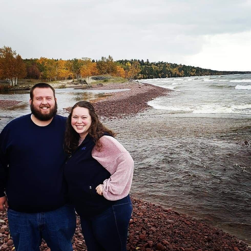 John and Katie in Copper Harbor in 2019!