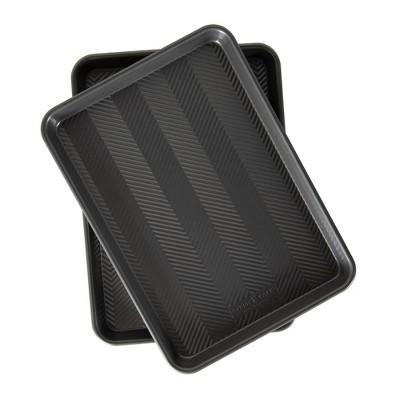 Nordic Ware 12.9"x9.6" 2pk Nonstick Naturals Aluminum Quarter Sheet Pan with Texture