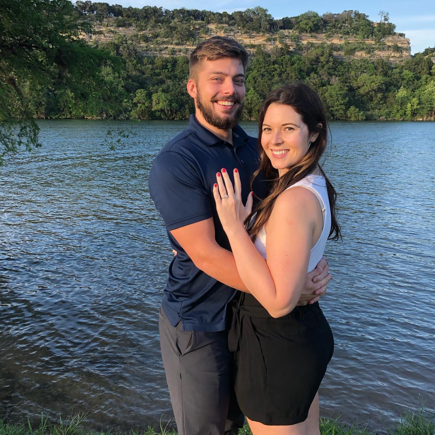 After I said "Yes!" to forever.