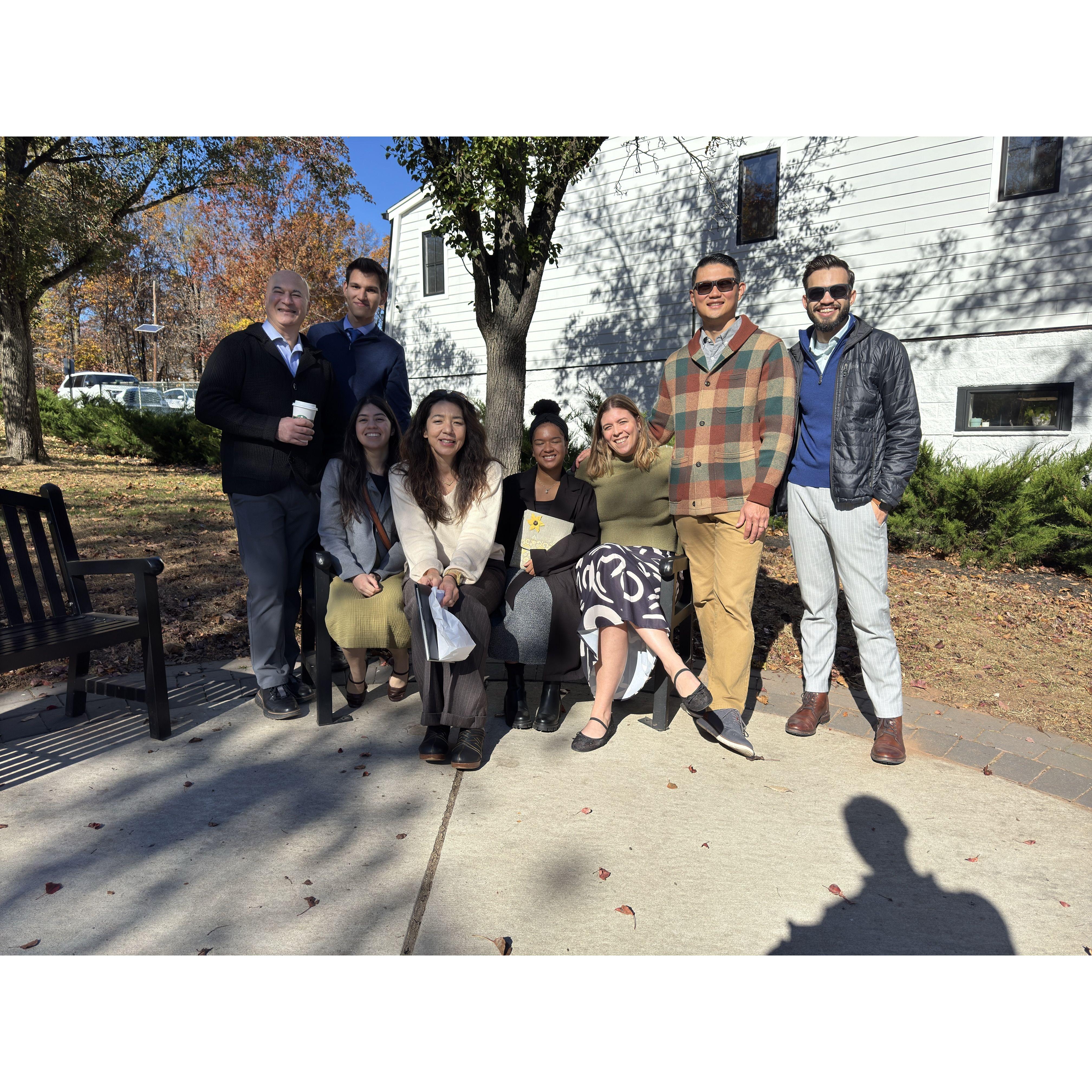 Service with the Cassidy's Congregation