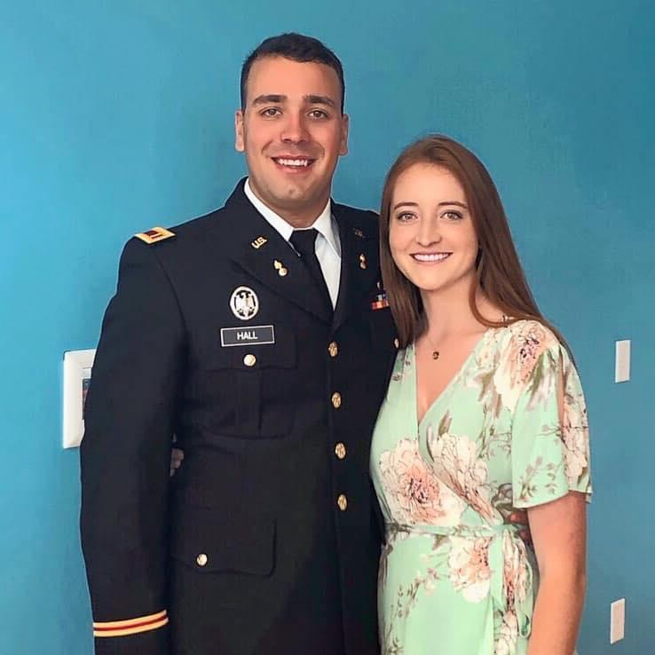 Dans Commissioning as an Officer into the US Army, May 2019