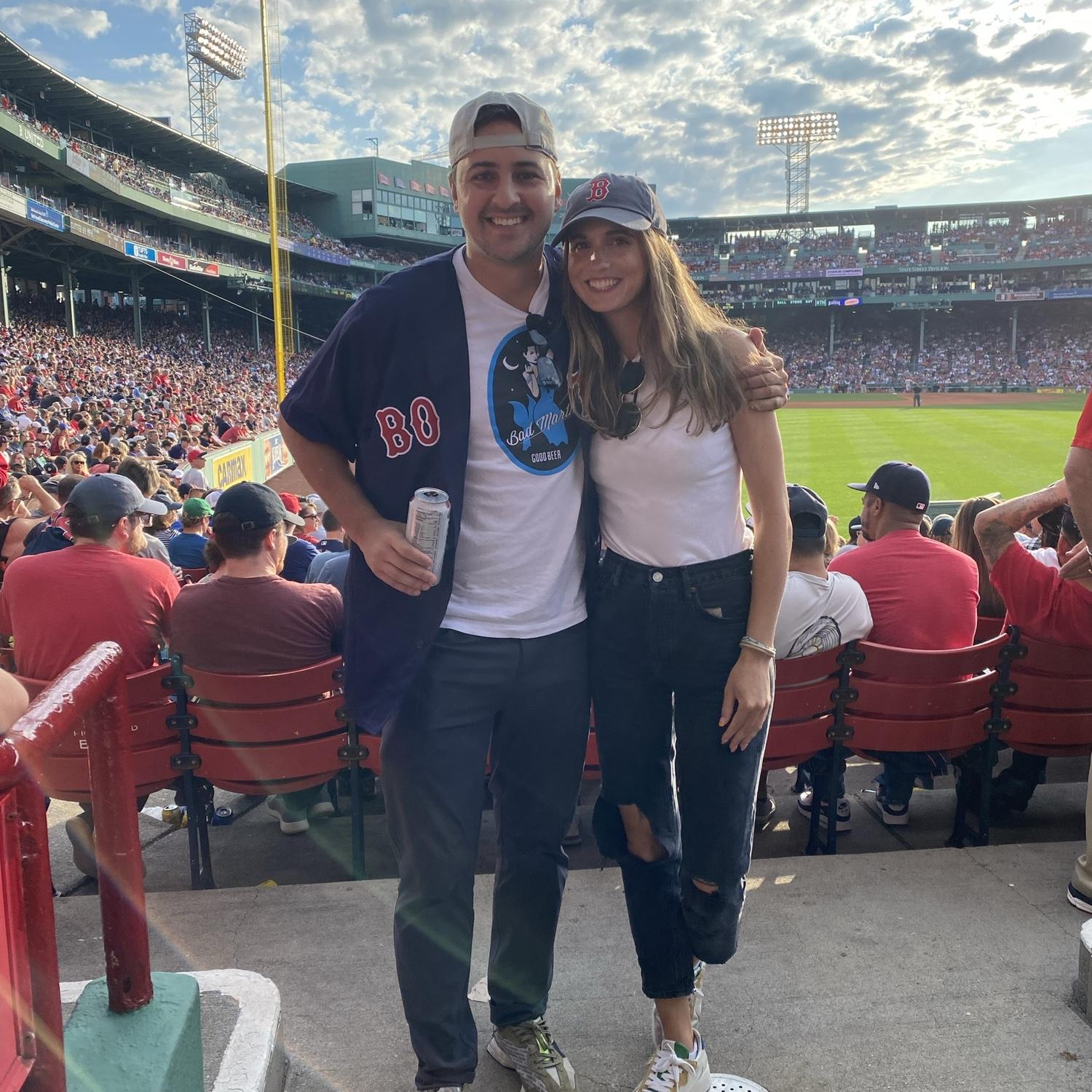 Megan’s first baseball game at Fenway Park. Go Sox!
