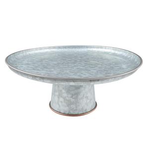 Thirstystone® Galvanized Metal and Copper Cake Stand
