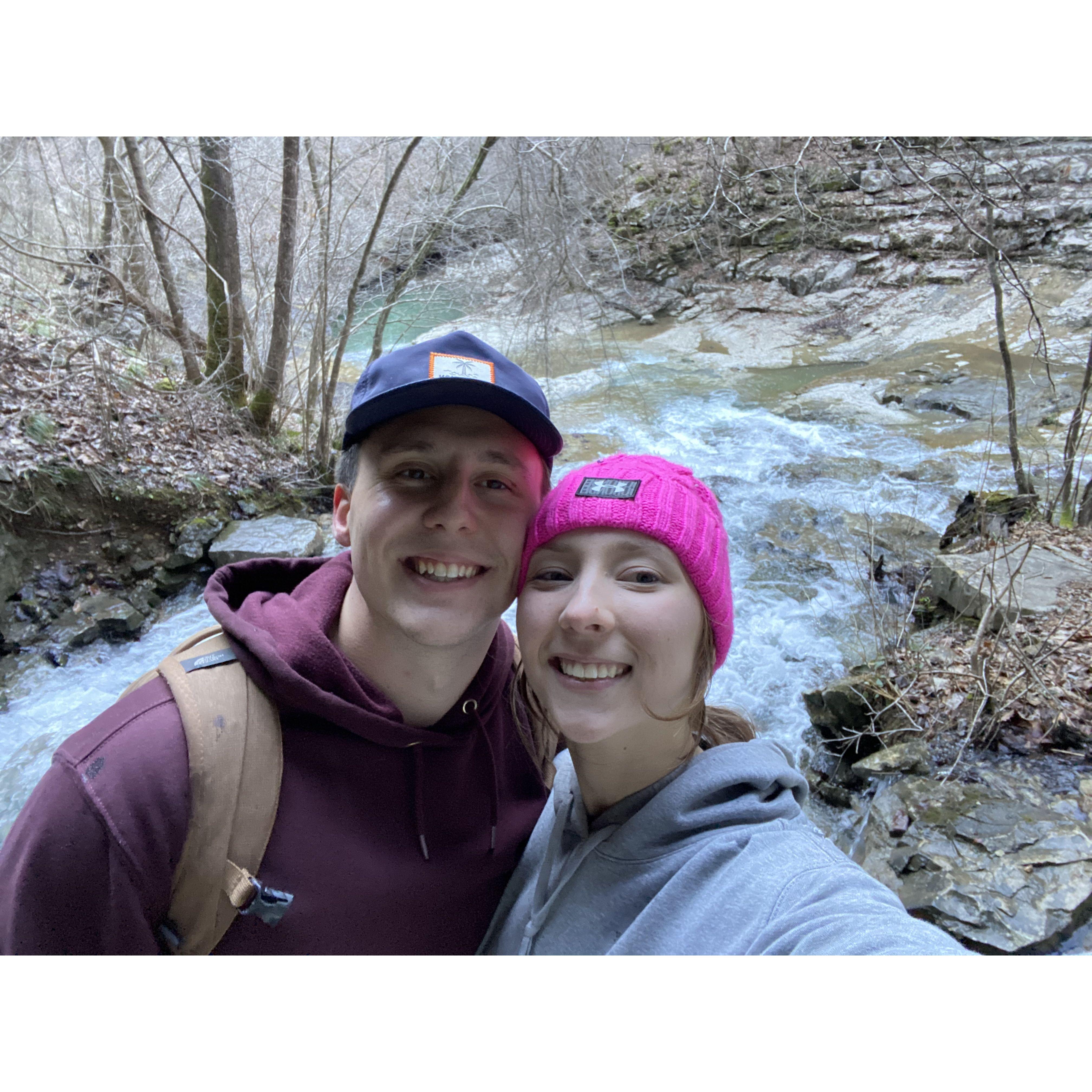 first hiking date