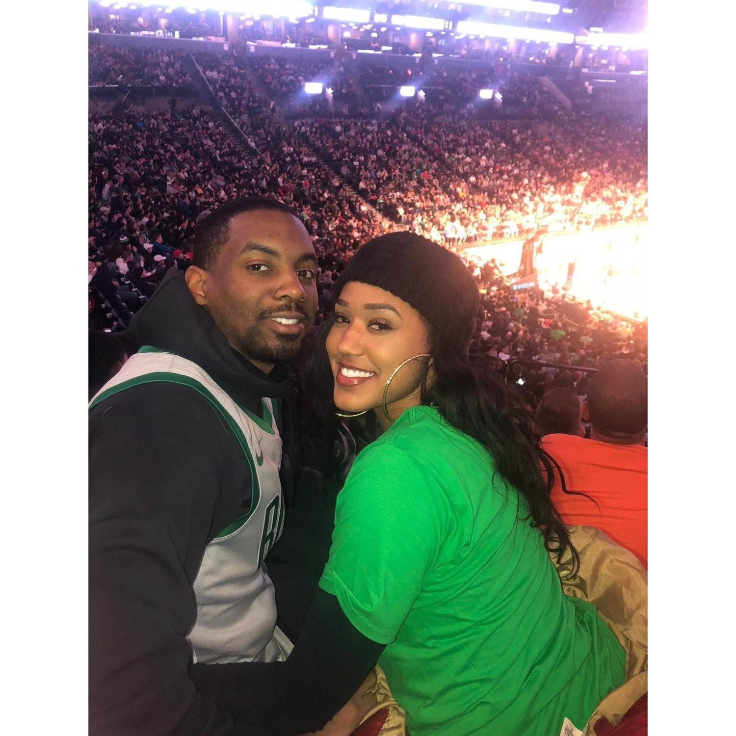 Adrienne’s first NBA game (2017)