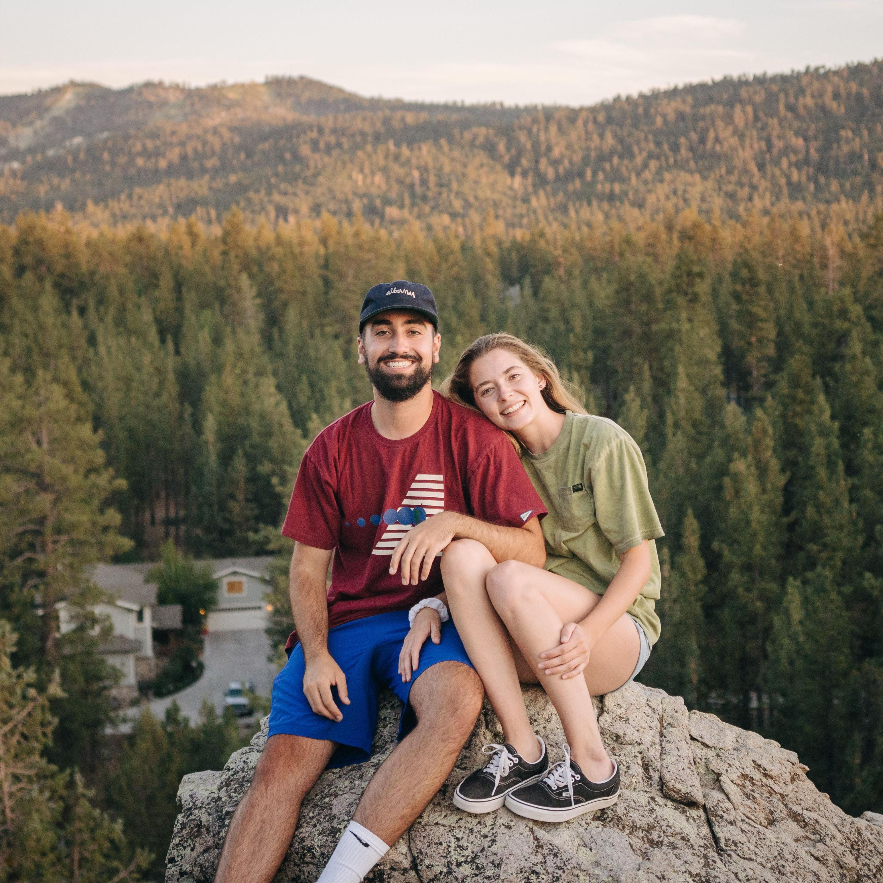 An afternoon hike in Big Bear, California during one of the many Klotz Family trips!
