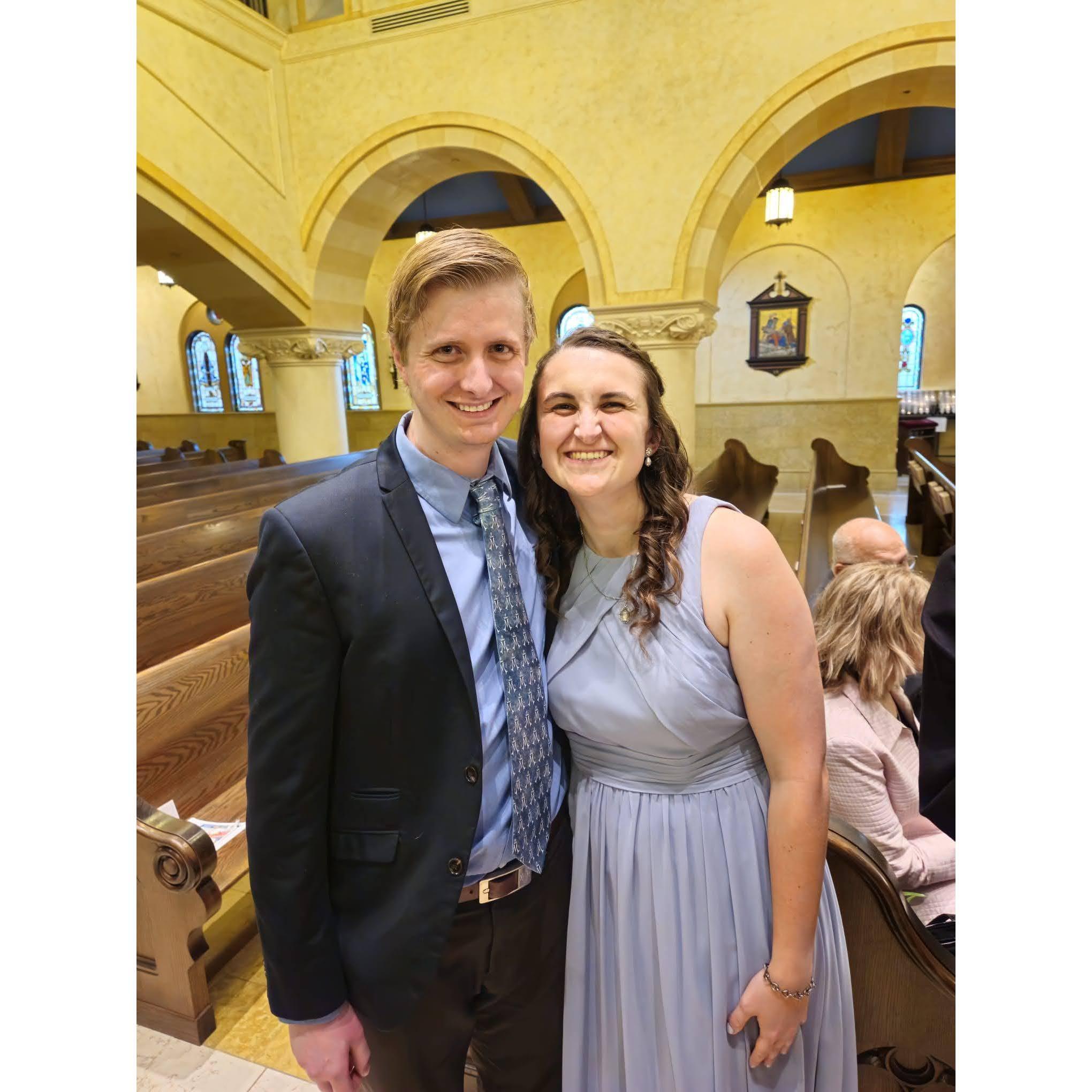 Mackenzie’s sister Emily's wedding