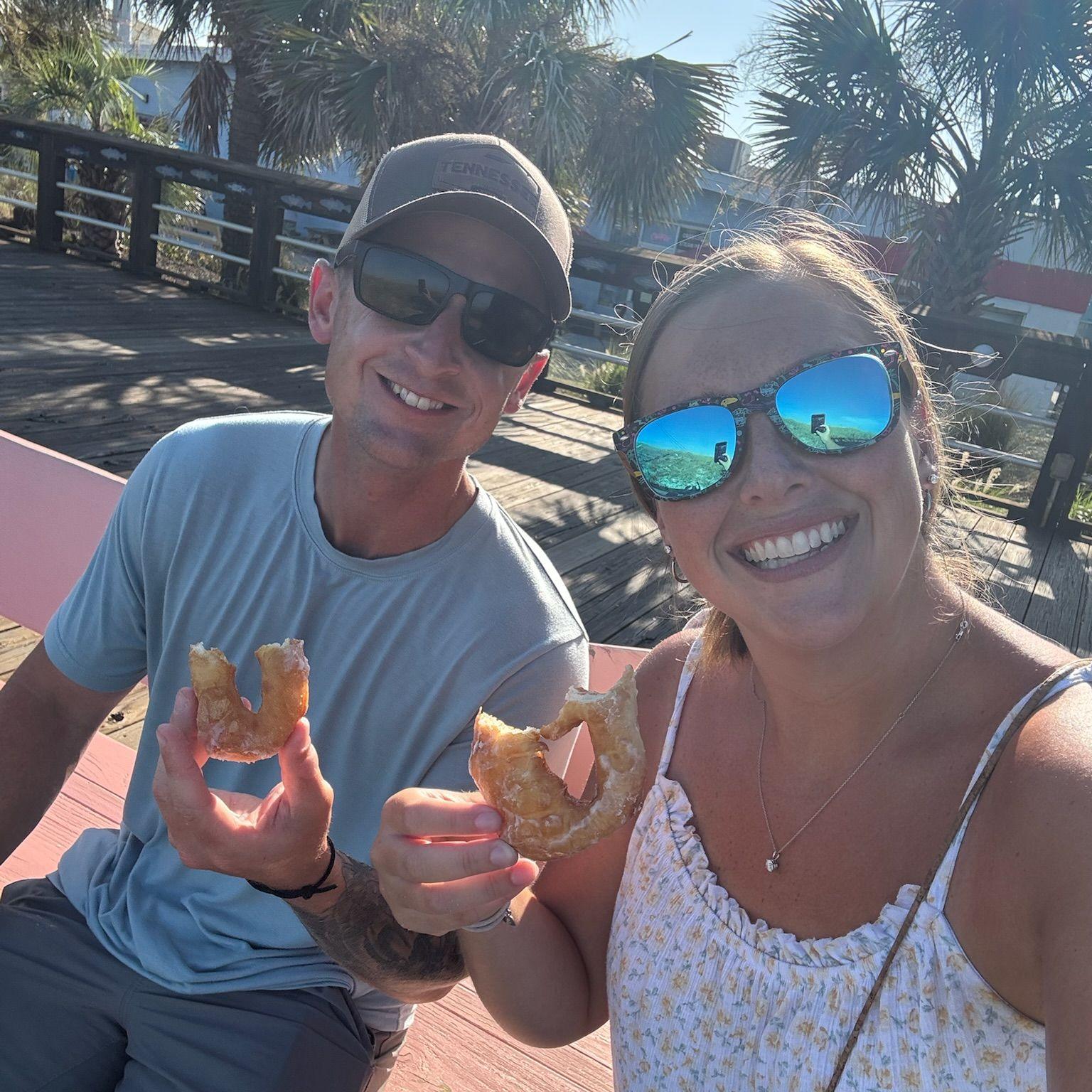 Devin’s first time trying a Britt Doughtnut!