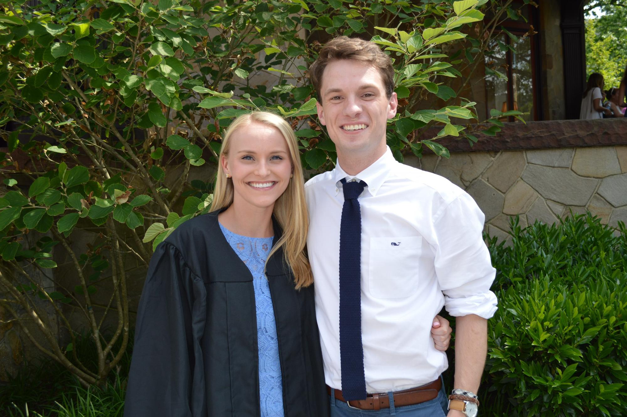 Emily's undergraduate graduation, May 2017.