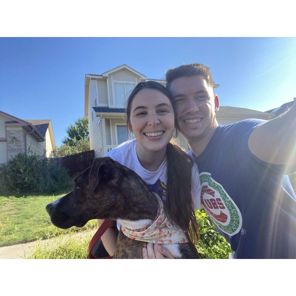 First day at the new house!