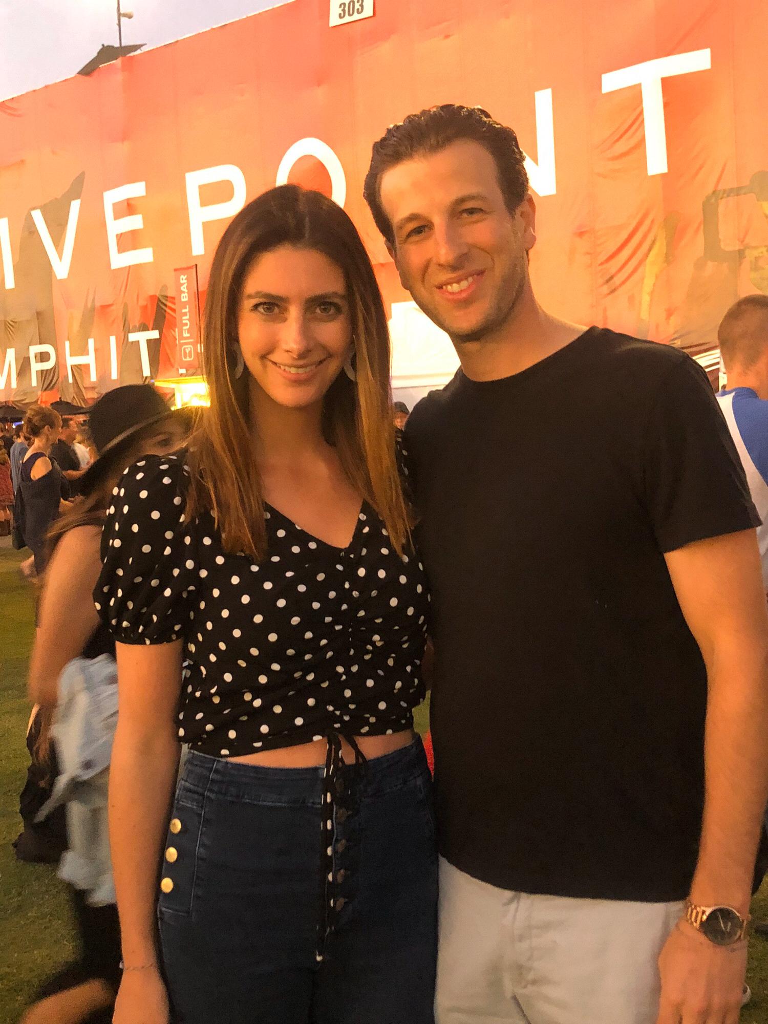 A week before the proposal at the Zac Brown Band concert, little did Danielle know!