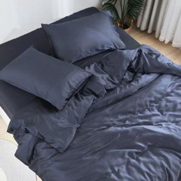Organic Bamboo King Sized Sheet Set - Sapphire