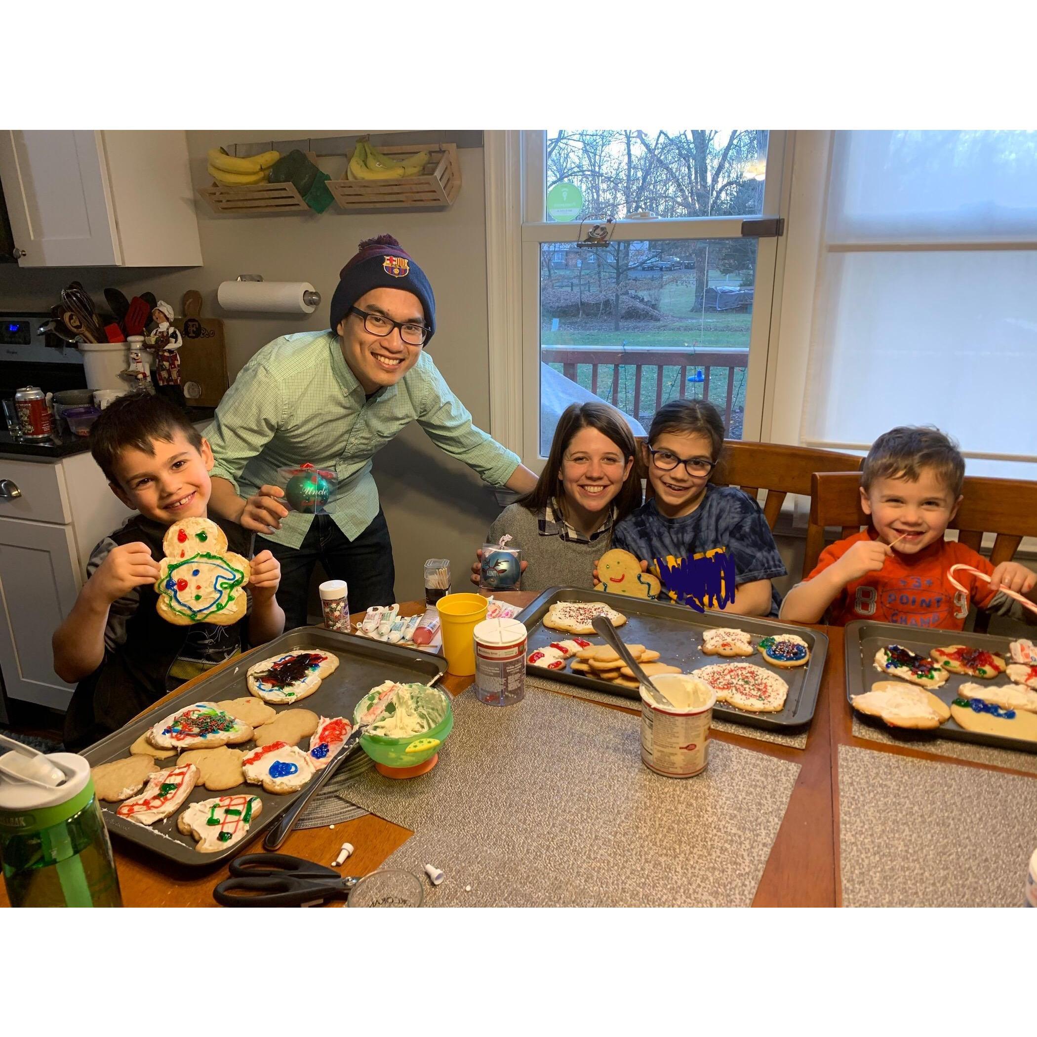 2019 Christmas cookie baking with the kiddos