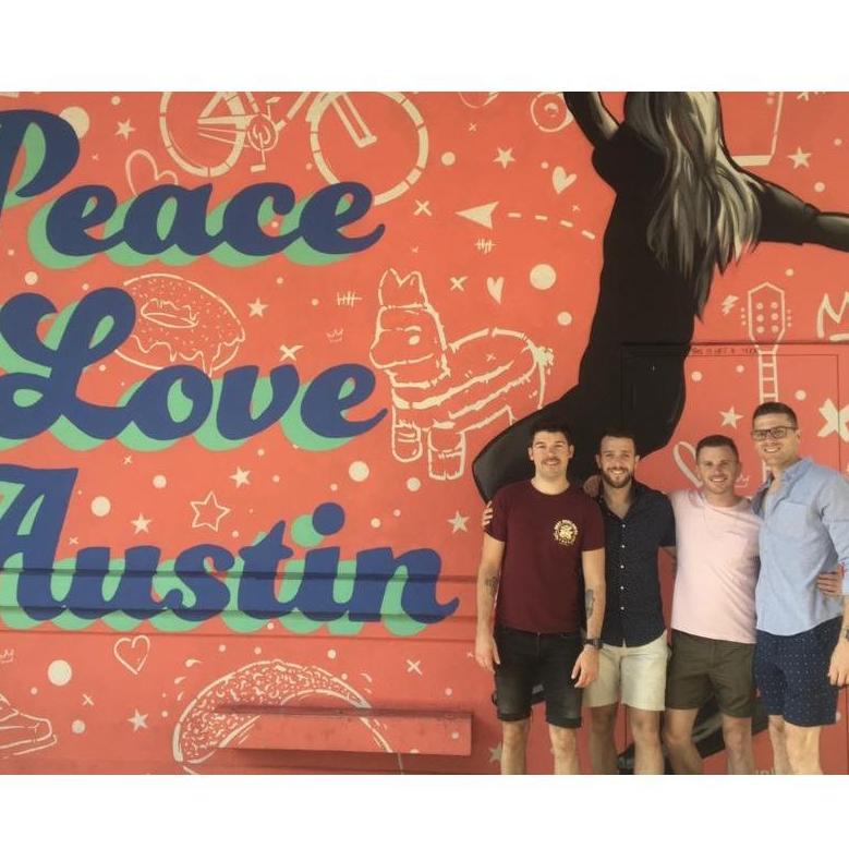 Memorial Day trip to Austin with Robbins and Dustin