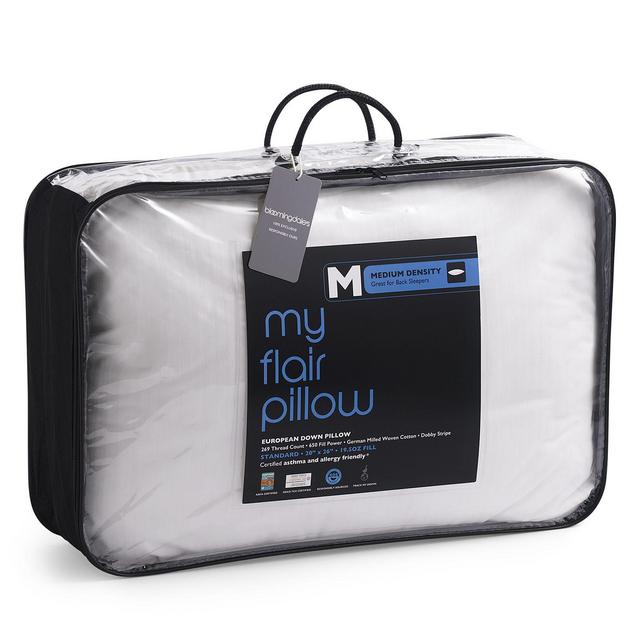 Bloomingdale's My Flair Asthma & Allergy Friendly� Down Standard Medium Pillow - 100% Exclusive