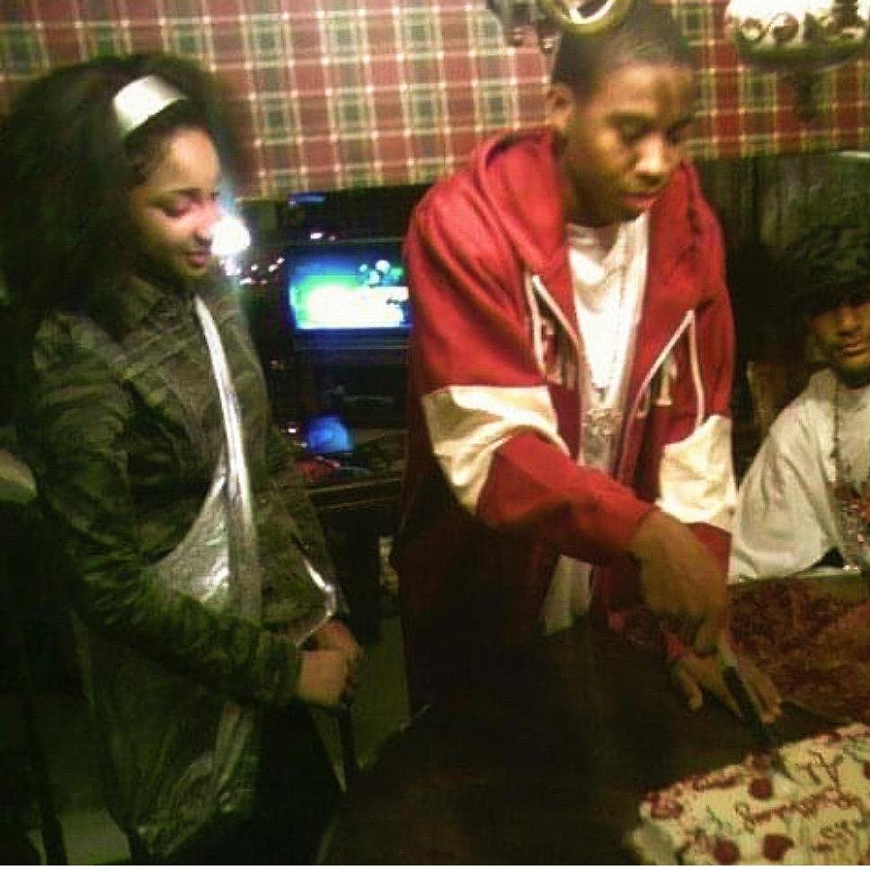 Perfecting Cake Cutting Skills at Sean's 15th Birthday