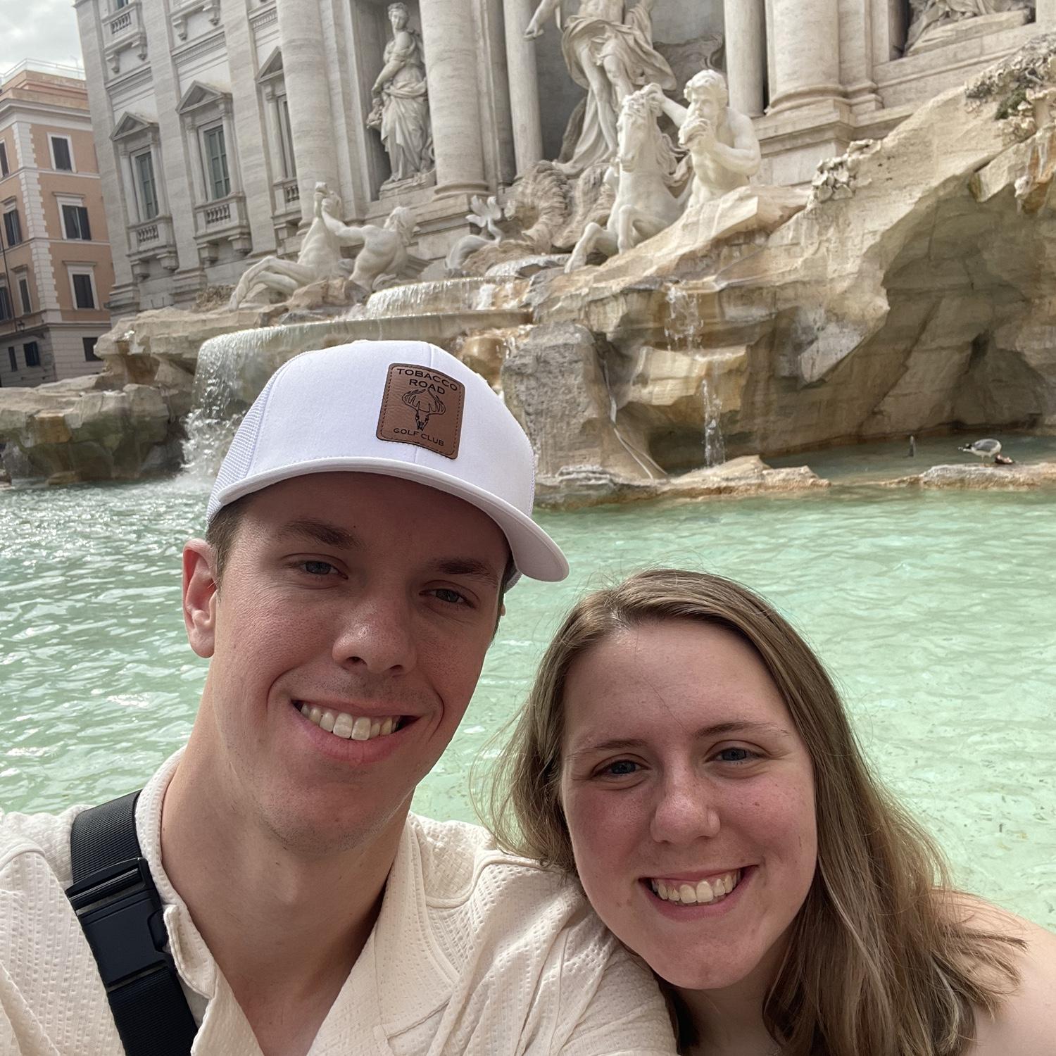 Trevi fountain!
