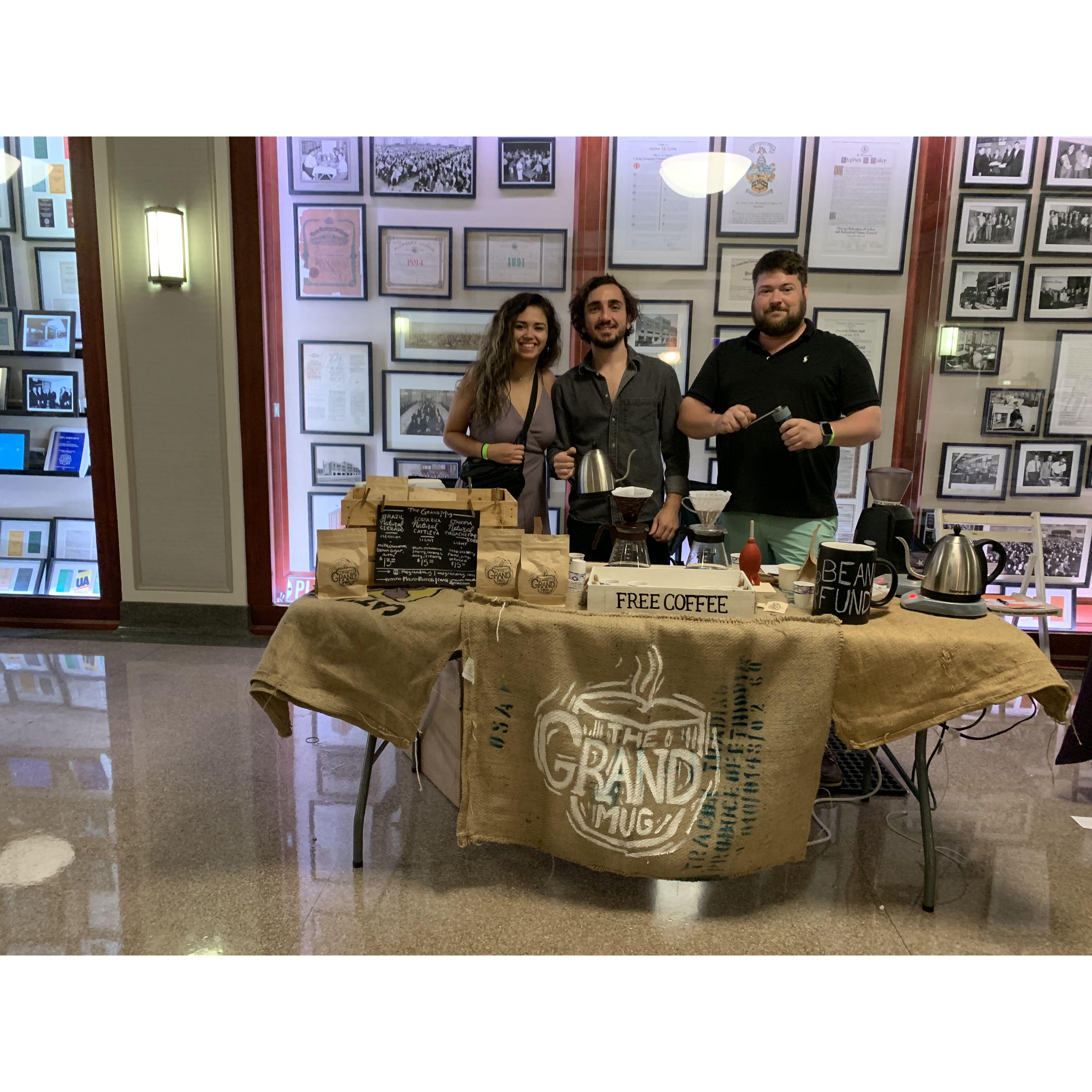 The Grand Mug booth!