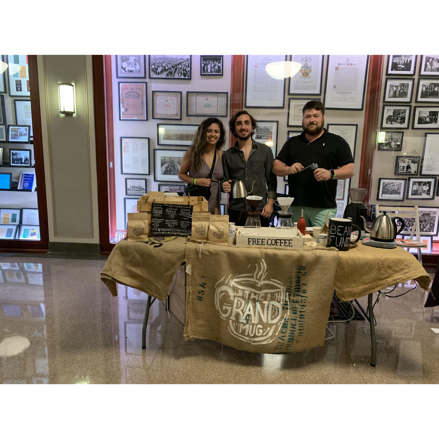 The Grand Mug booth!