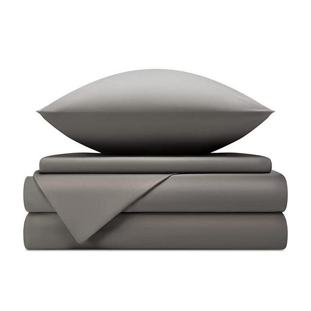 Miracle Made Extra Luxe Bed Sheets, Silver Infused Bed Sheets Set, 500 Thread Count Supima Cotton Sheets, Ultra Breathable Sheets, Bedding Set (Stone, Queen)