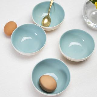 Shell Bisque Small Bowl, Set of 4