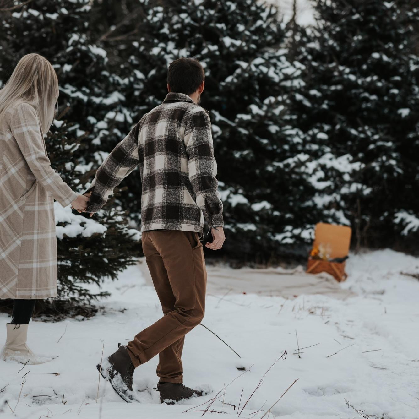 Winter engagement photos!