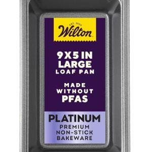 Wilton Platinum Non-Stick 9 x 5 in Loaf Pan, Stainless Steel Bakeware