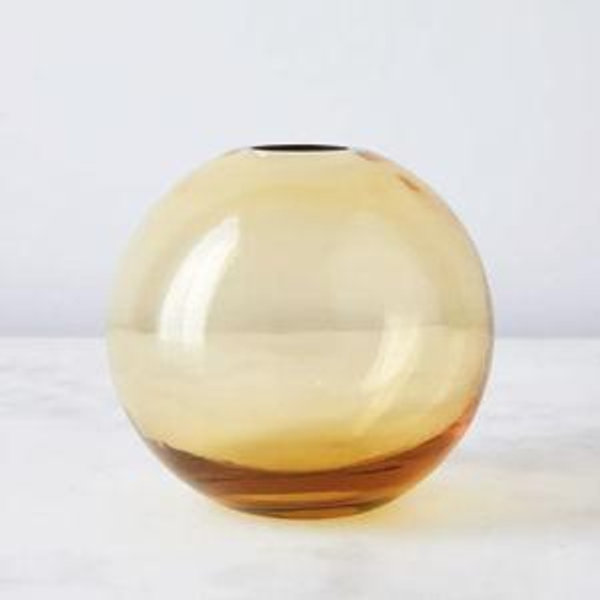 Hawkins New York Aurora Sphere Colored Glass Vase