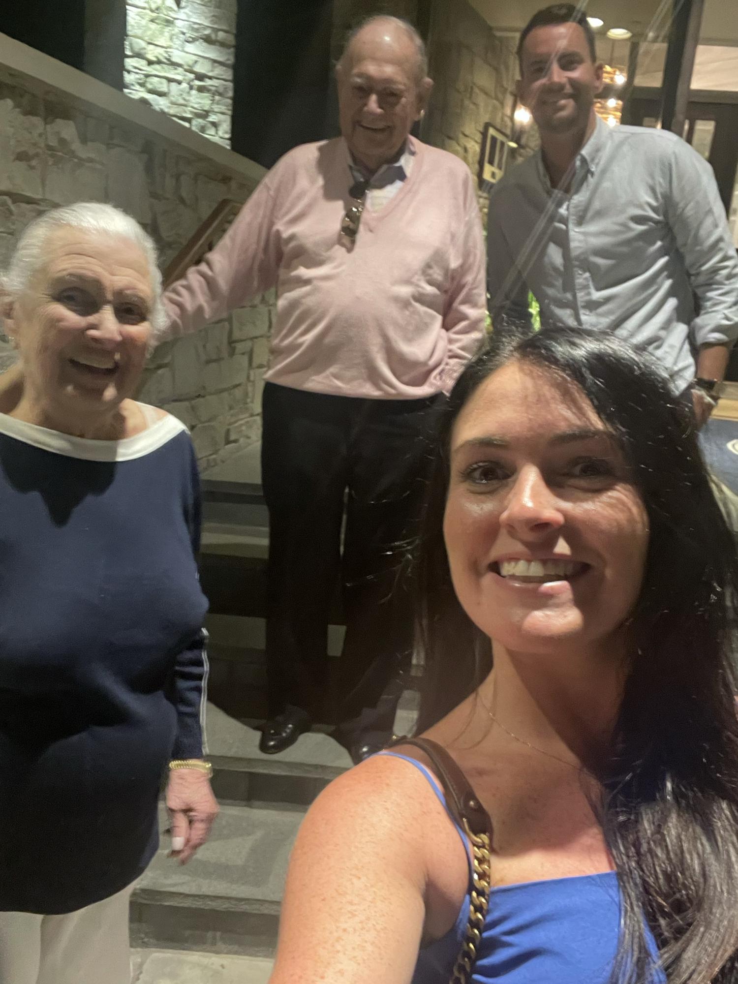 Double dates with Caralyn’s Grandparents, Phyllis and Mike Gorel.
